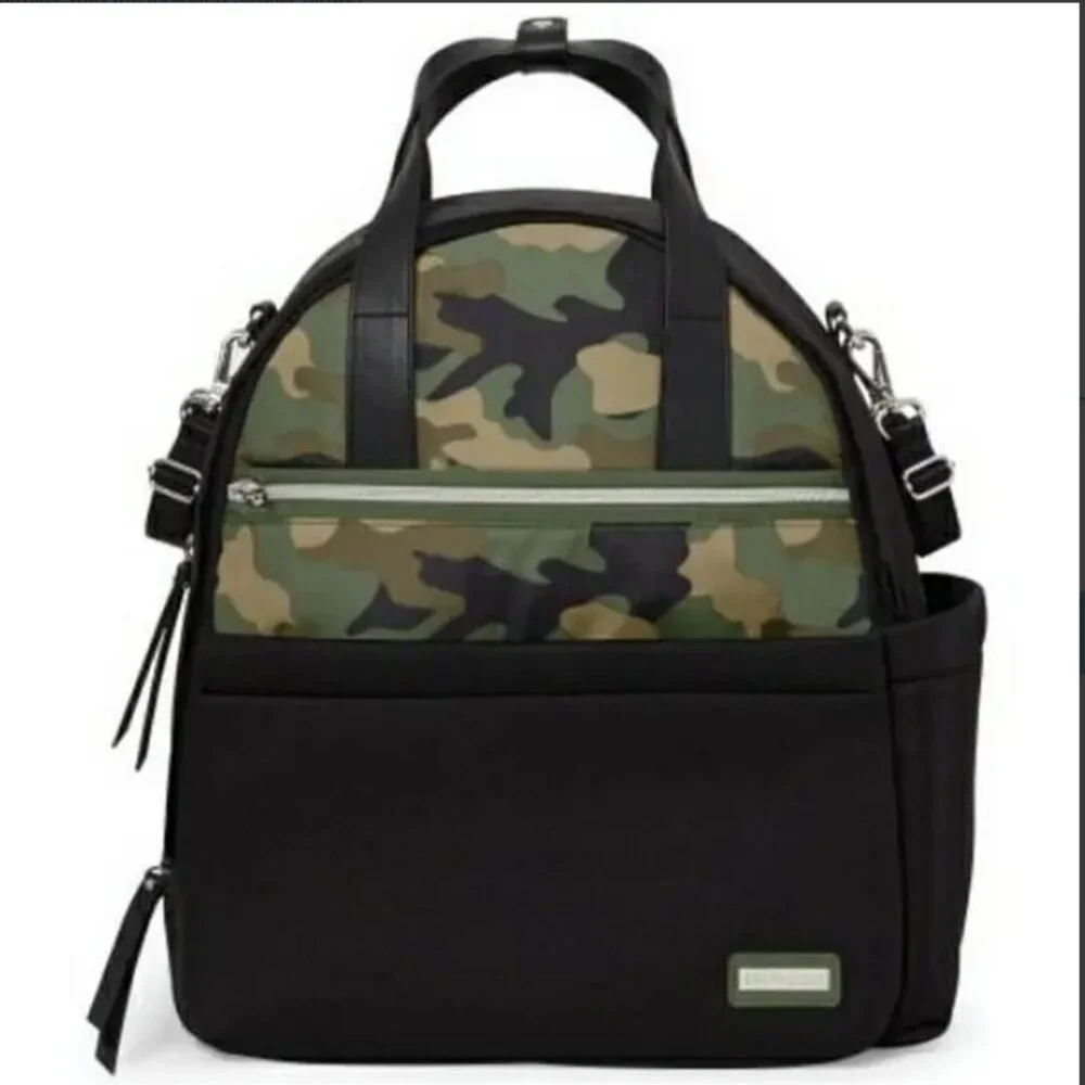 Skip Hop Nolita Naprene Diaper Backpack Black Camo